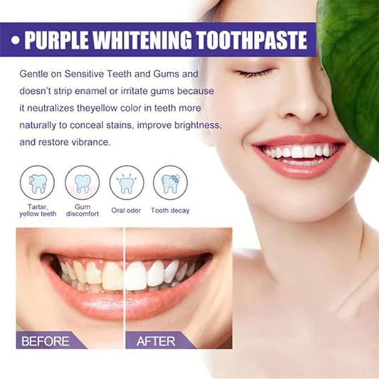 Purple Whitening Toothpaste™ ! ™معجون أسنان مبيض أرجواني - arabiccart