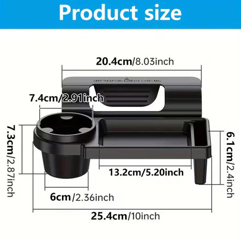 Car Armrest Mobile Phone & Cup Holder - arabiccart