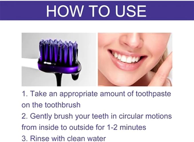 Purple Whitening Toothpaste™ ! ™معجون أسنان مبيض أرجواني - arabiccart