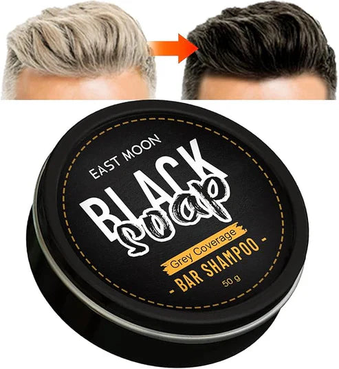 EAST MOON - Black Soap Bar Shampoo (Original) - arabiccart