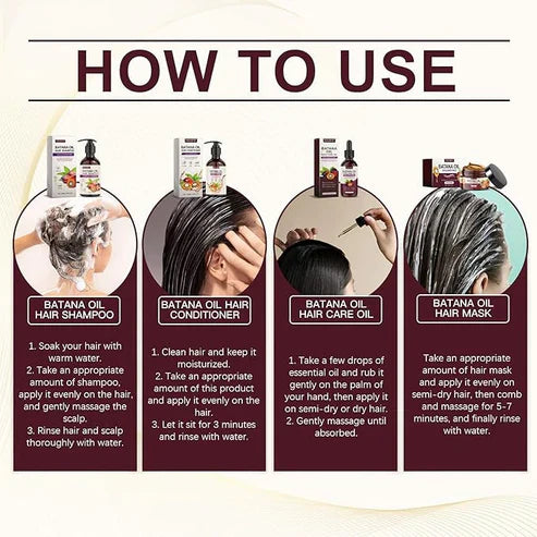 EELHOE - Batana Oil Hair Care Set (Original) - arabiccart