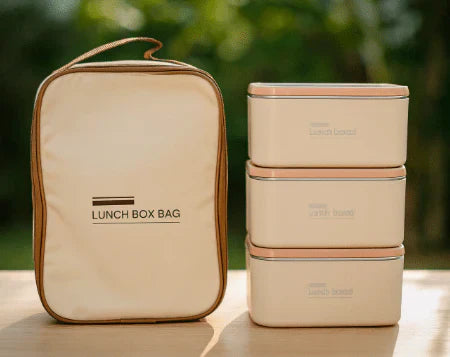 Lunch Box Set with Insulated Carry Bag - arabiccart