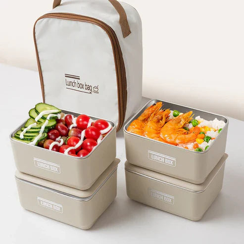Lunch Box Set with Insulated Carry Bag - arabiccart